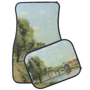 Le Pont Du Chemin De Fer Camille Pissarro   Car Mat