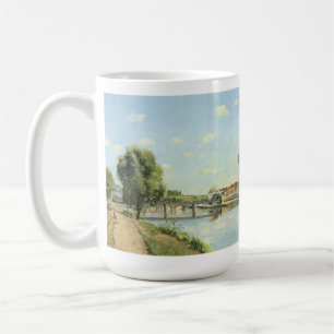Le Pont Du Chemin De Fer Camille Pissarro Coffee Mug