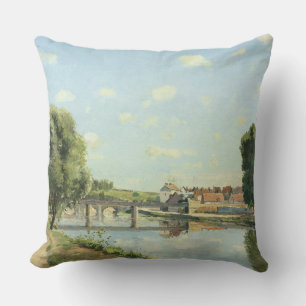 Le Pont Du Chemin De Fer Camille Pissarro   Cushion