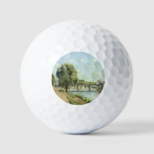 Le Pont Du Chemin De Fer Camille Pissarro   Golf Balls