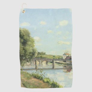 Le Pont Du Chemin De Fer Camille Pissarro   Golf Towel