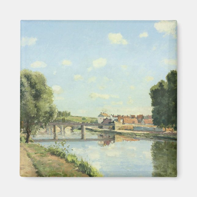 Le Pont Du Chemin De Fer Camille Pissarro   Magnet (Front)