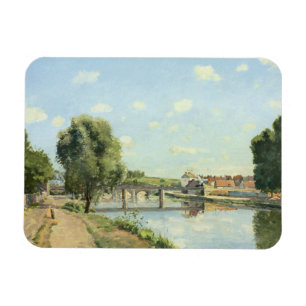 Le Pont Du Chemin De Fer Camille Pissarro Magnet