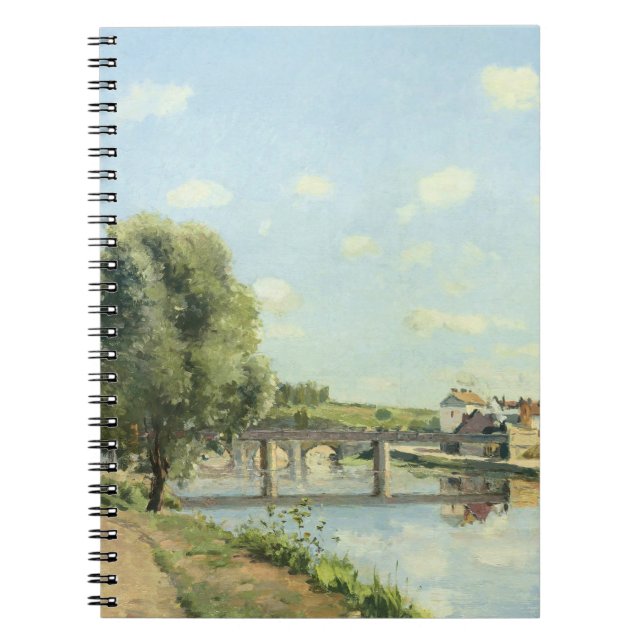 Le Pont Du Chemin De Fer Camille Pissarro   Notebook (Front)