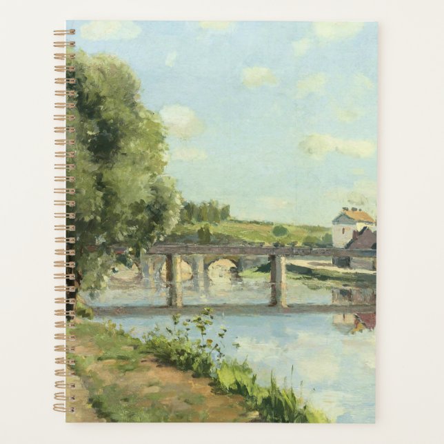 Le Pont Du Chemin De Fer Camille Pissarro   Planner (Front)