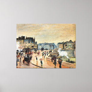 Le Pont Neuf by Claude Monet Canvas Print