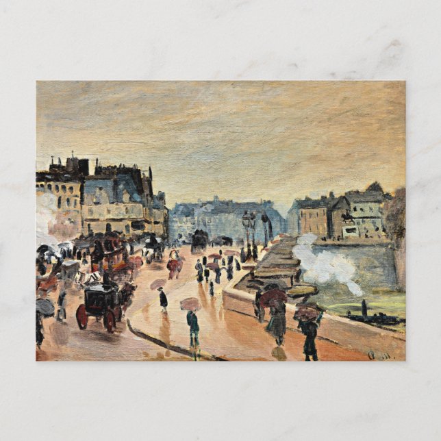 Le Pont Neuf by Claude Monet Postcard (Front)