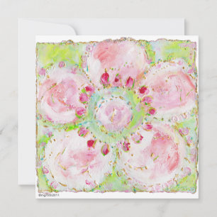 "le printemps" shower invitation