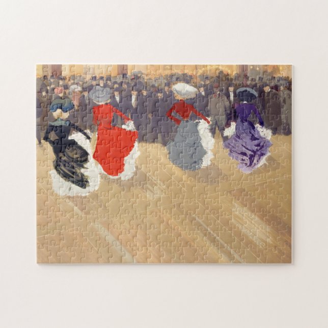 Le Quadrille au Moulin-Rouge | Louis Abel-Truchet Jigsaw Puzzle (Horizontal)