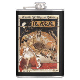 Le Reve Ballet Performance Opera House Hip Flask
