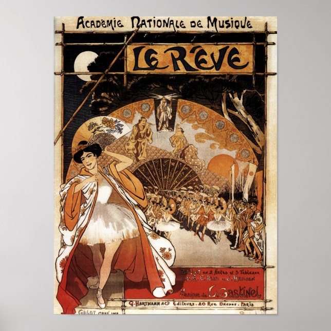 Le Reve Ballet Performance Opera House Poster (Front)