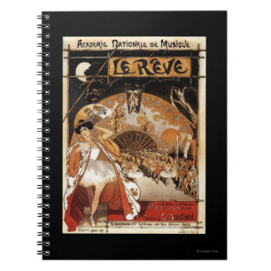 Le Reve Ballet Performance Opera House Spiral Notebook
