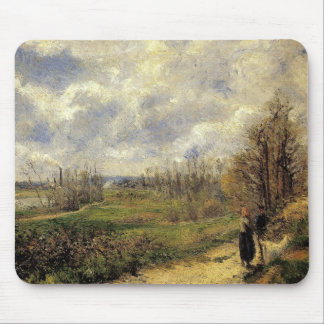 "Le Sente du Chou, Near Pontoise" - Mousepadf Mouse Pad