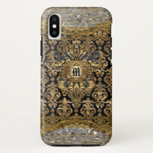 Le Shantesa Pretty Baroque Monogram Case-Mate iPhone Case