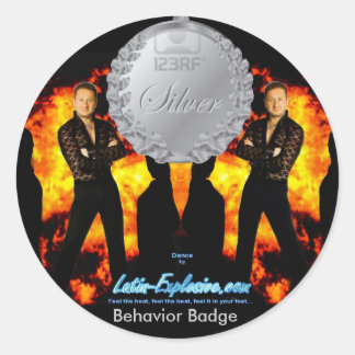 LE Silver Badge Behaviour Sticker