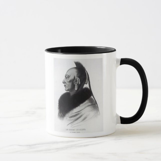 Le Soldat du Chene, an Osage Chief Mug (Right)