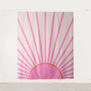 Le Soleil 01 Sun Pink Sunshine Tapestry