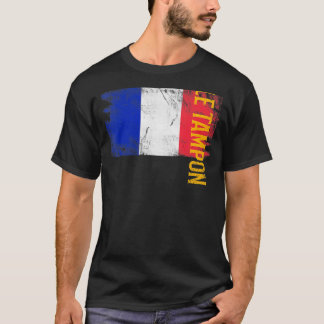 Le Tampon Runion Flag For Runionese Men Women Kids T-Shirt