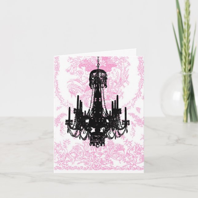 Le Toile Chandelier Card (Front)