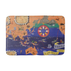Le Tour du Monde Bath Mat