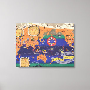 Le Tour du Monde Canvas Print