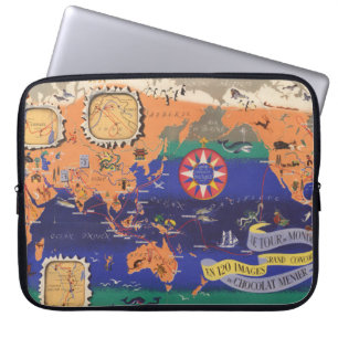 Le Tour du Monde Laptop Sleeve