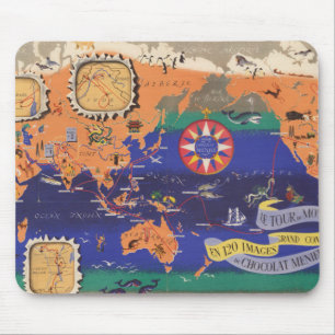Le Tour du Monde Mouse Pad