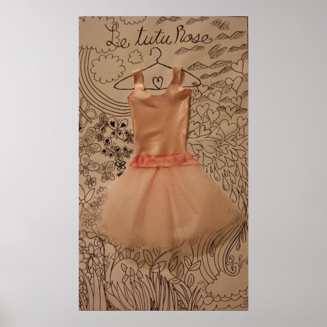 Le Tutu Rose (the pink tutu) Poster (Front)