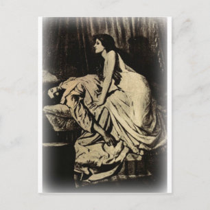 Le Vampire by Burne-Jones 1897 Postcard