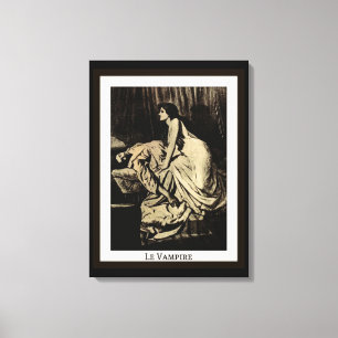 Le Vampire by Burne-Jones Canvas Print