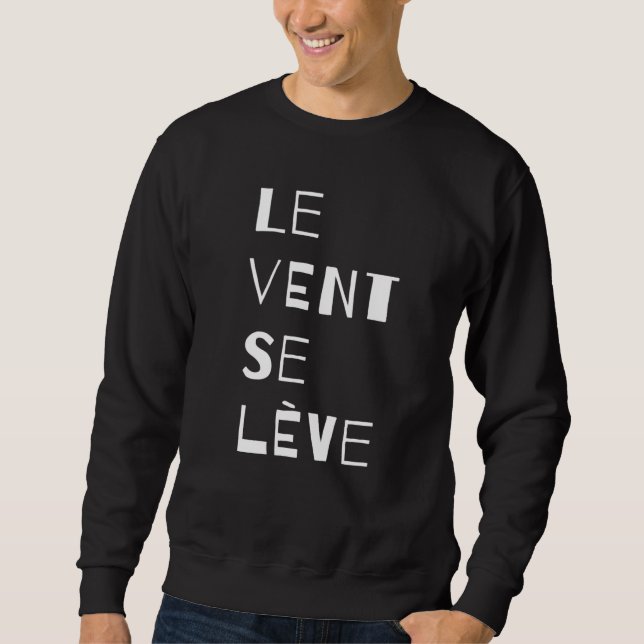 Le Vent Se Leve, French Hoodie (Front)