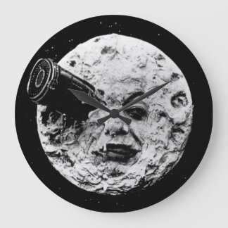 Le Voyage dans la Lune (A Trip to the Moon) Melies Large Clock