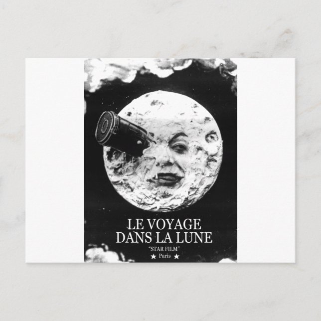 Le Voyage Dans La Lune (A Trip to the Moon) Postcard (Front)