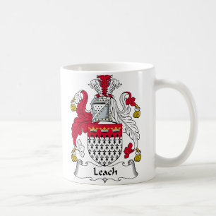 Leach Family Crest Coffee Mug