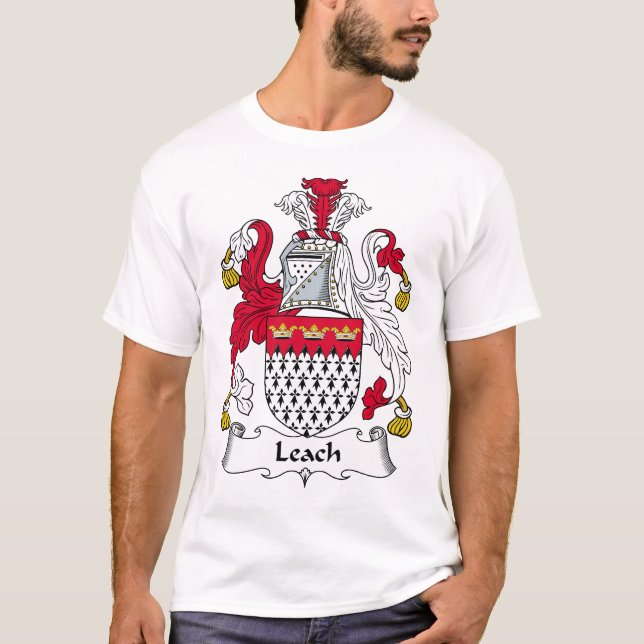 Leach Family Crest T-Shirt (Front)