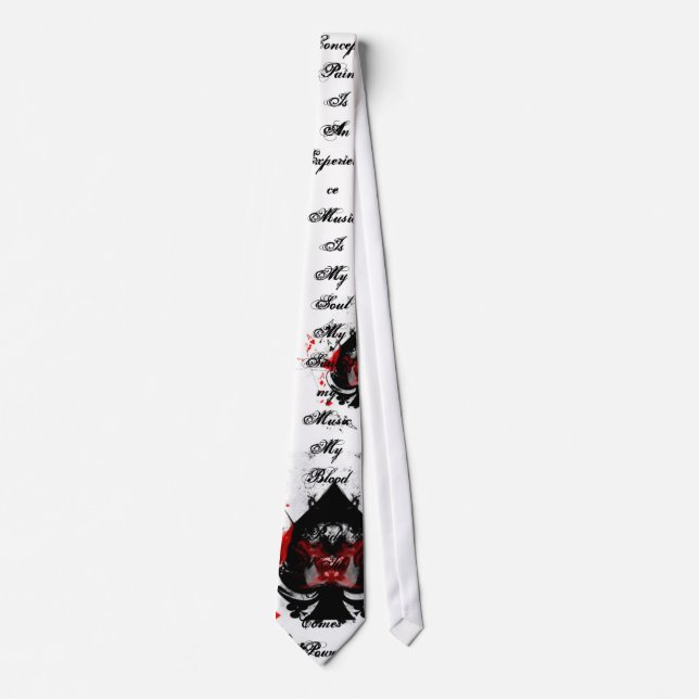 lead and aces, lead and aces - Cus... - Customised Tie (Front)