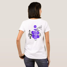 Lead Barbershop Harmony Purple Design T-Shirt