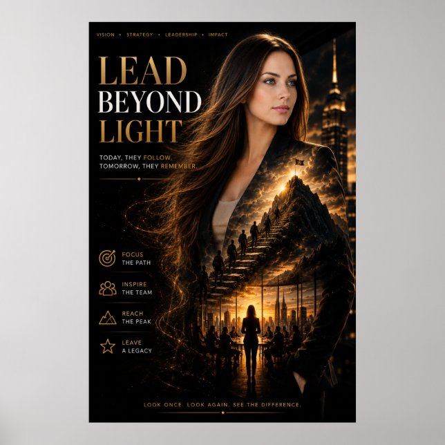 Lead Beyond – Executive Leadership Poster (Front)