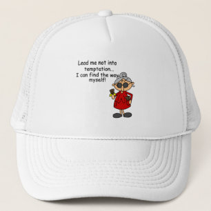 Lead Me Not Into Temptation Humour Trucker Hat