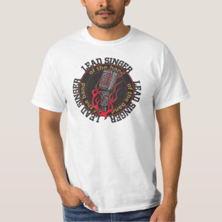 Lead Singer Mens Value Rock Music T-shirt