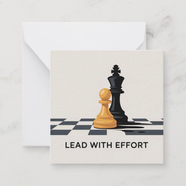 Lead With Effort Card (Front)