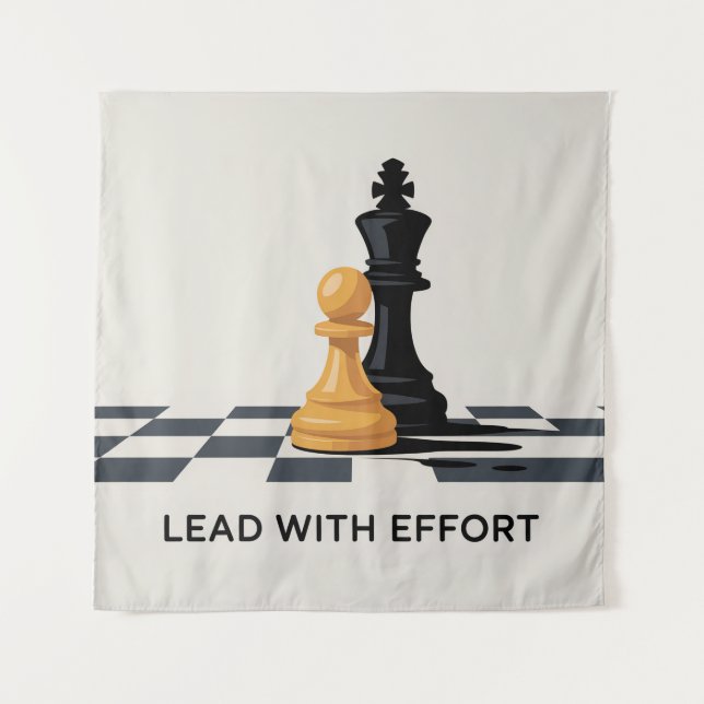 Lead With Effort Tapestry (Front)