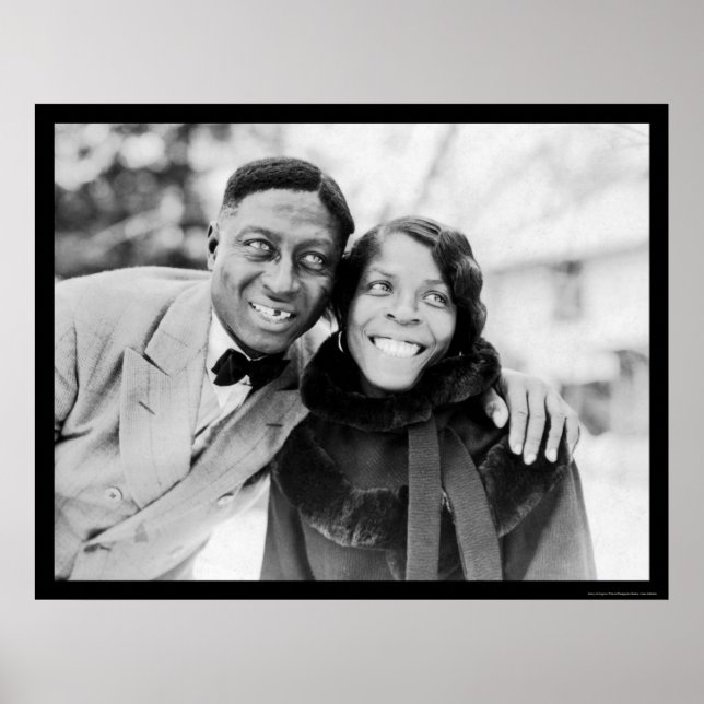 Leadbelly & Martha Ledbetter 1935 Poster (Front)