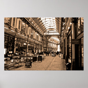 Leadenhall Market City of London England Poster