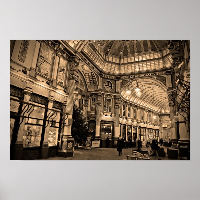 Leadenhall Market City of London England Poster (Front)