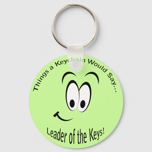 Leader of the Keys Lt Keychain (Front)