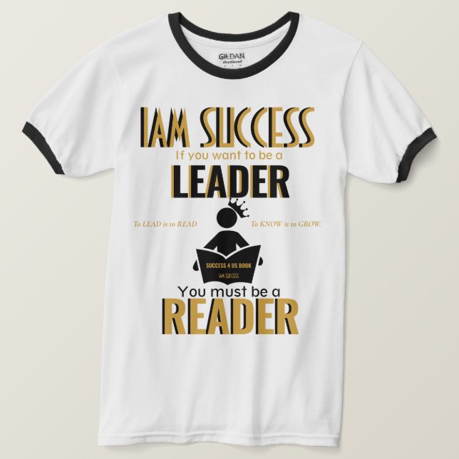 LEADER READER T-Shirt (Design Front)