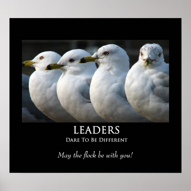 LEADERS - Motivational Poster (Front)