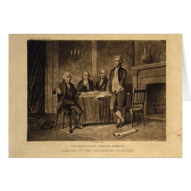 Leaders of the Continental Congress by A. Tholey (Front Horizontal)