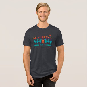 Leadership Begins With Confidence Tri-Blend Shirt